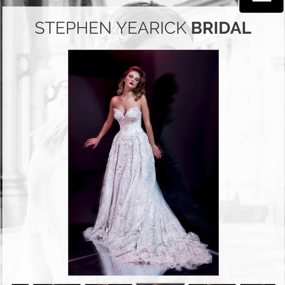 Stephen Yearick Wedding Dress - Picture 1 of 6